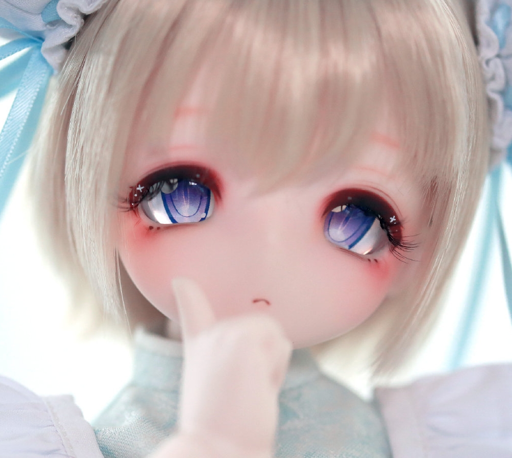 Anime face doll Rabbit Doudou 1/4 bjd - Click Image to Close